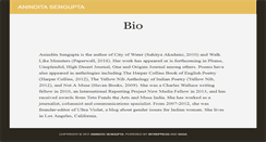 Desktop Screenshot of aninditasengupta.com
